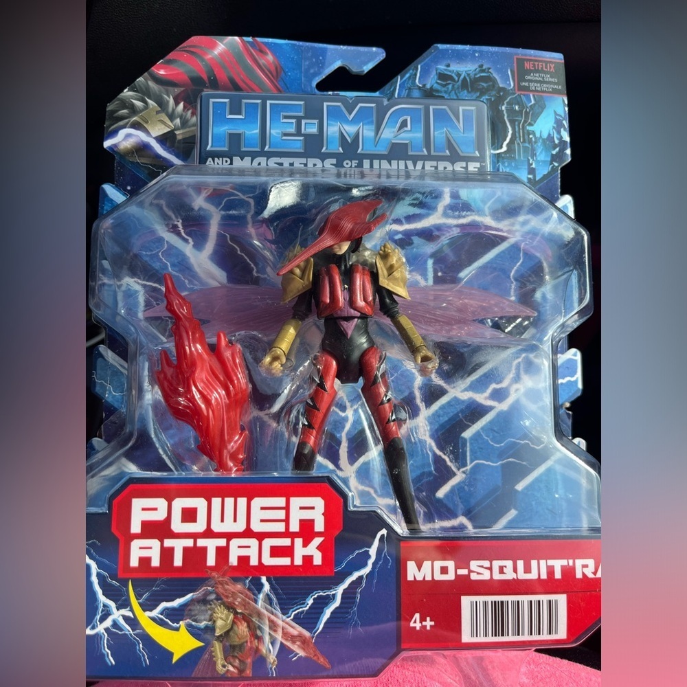 Netflix He-Man Masters of the Universe MOTU MO-SQUIT'RA Power Attack Figure NEW